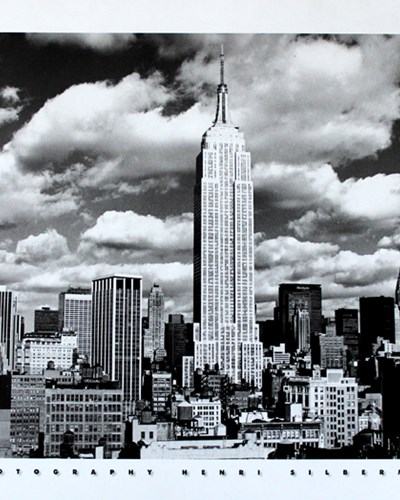 Henri Silverman 100cmx50cm clouds over Manhattan-  567